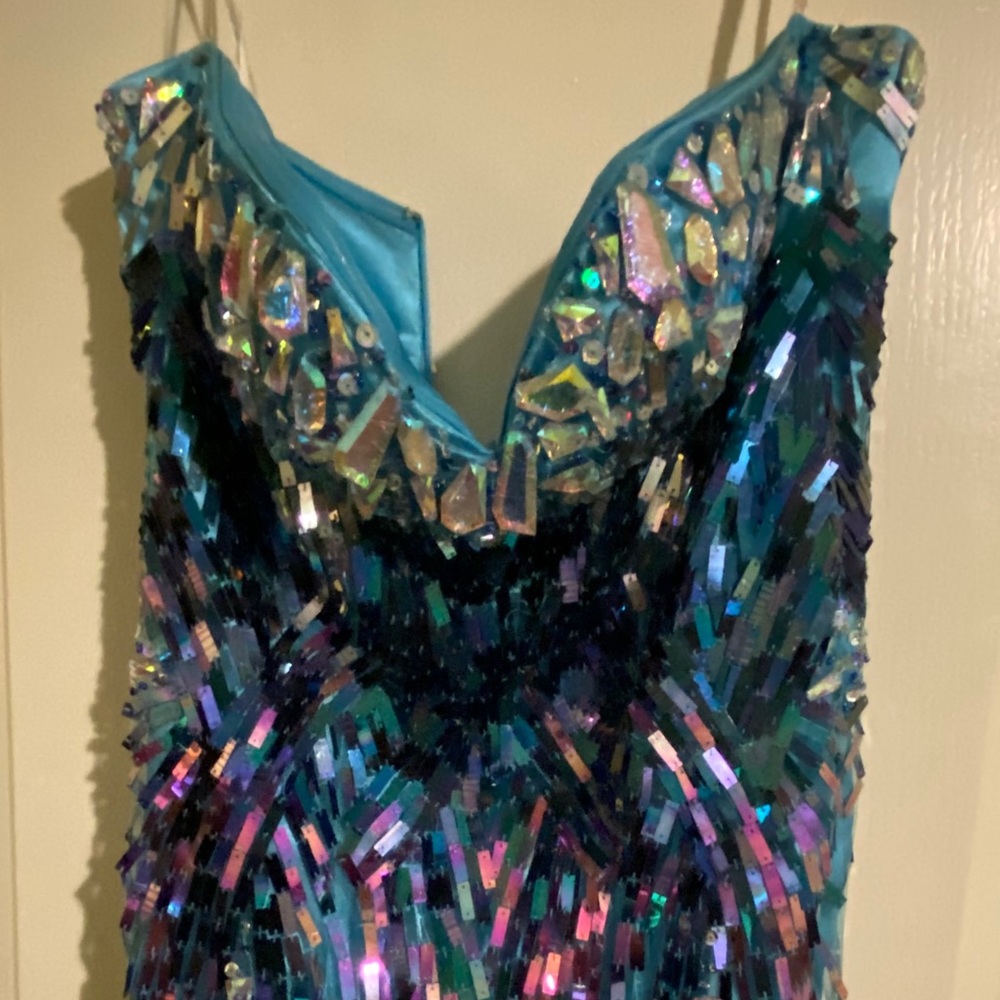 Strapless Prom Dress - Picture 2 of 7